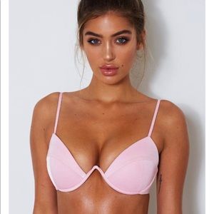 White Fox Pink Fairy Floss Bikini Set